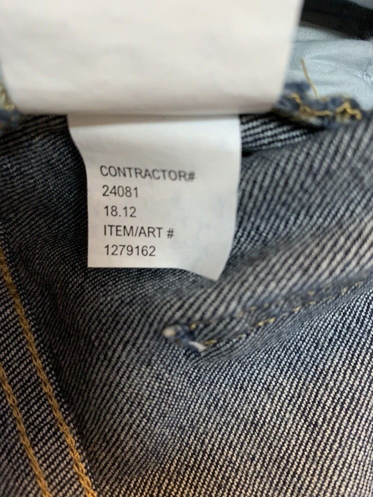 Calvin Klein Jeans Demin Cotton Stretch Bermuda Shorts Women's 12 New - Picture 9 of 10